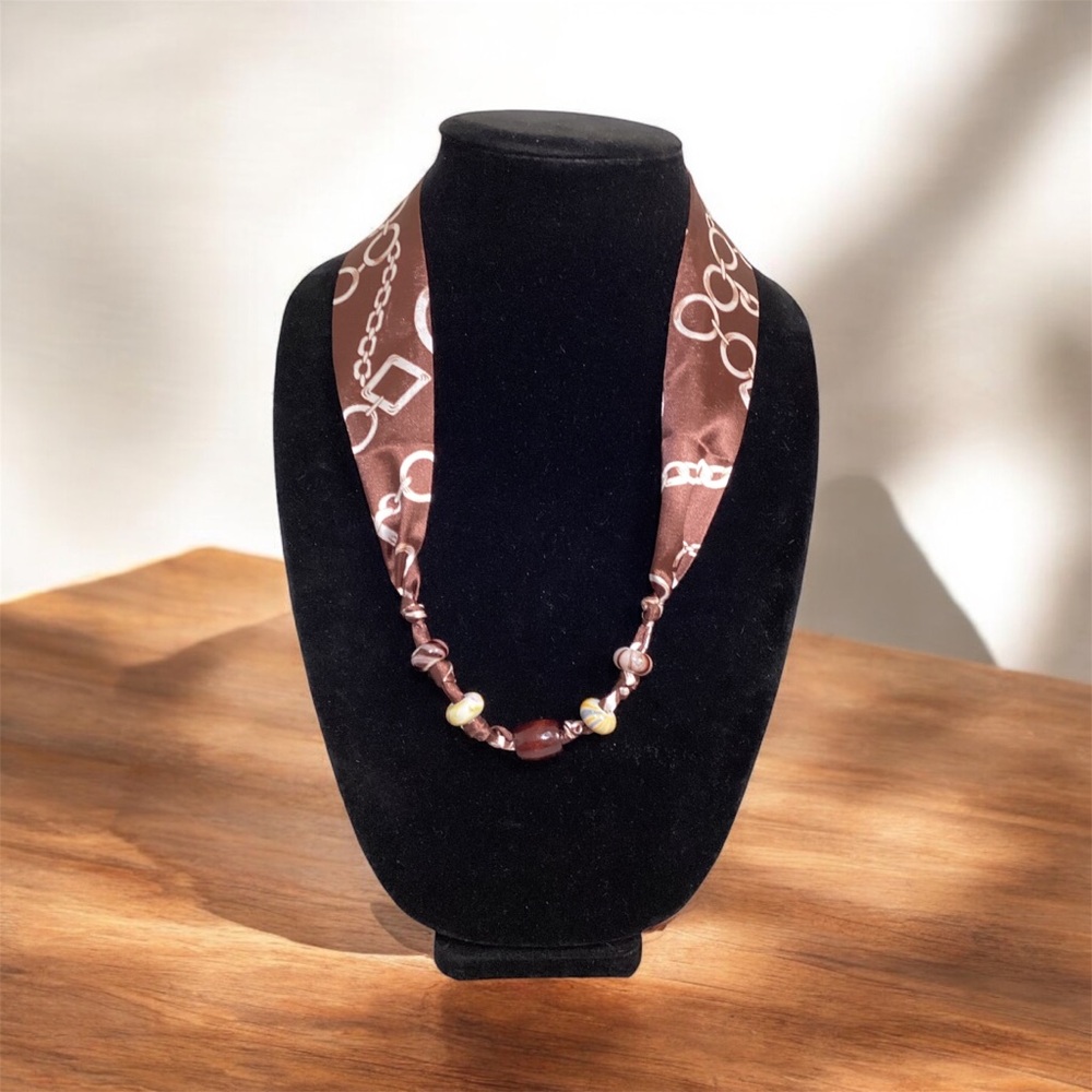 (#51) Handmade Necklace with Earthy Bohemian Charm